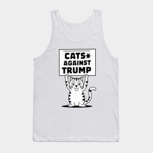 Cats against Trump Tank Top